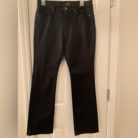 Ann Taylor LOFT Black Curvy Sexy Boot Jeans - Picture 5 of 6